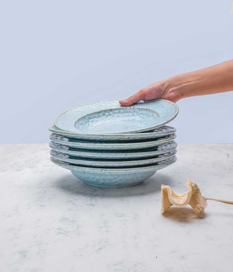 Periwinkle Pasta Plates