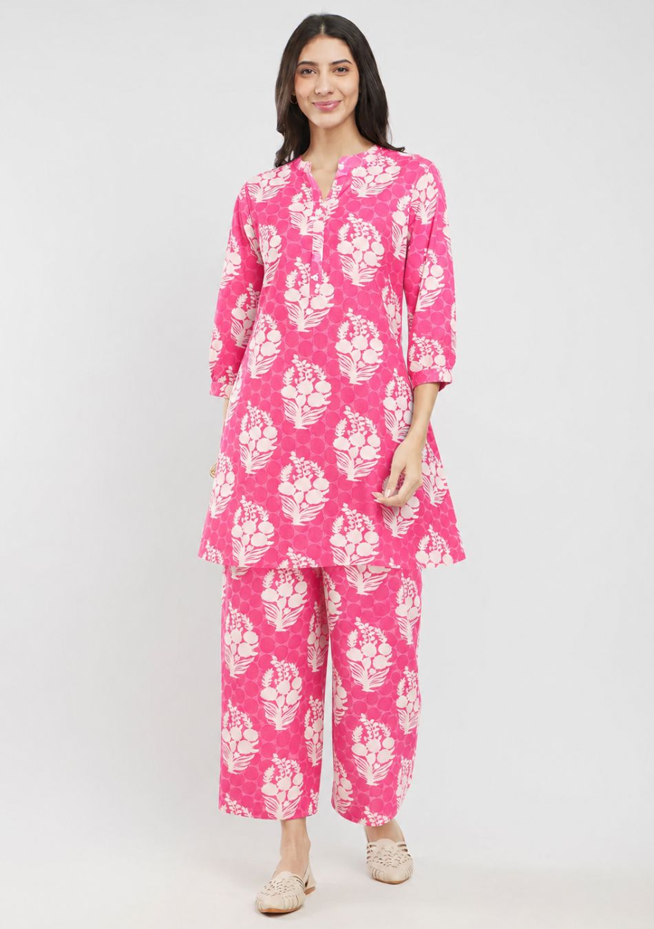 Aravalii Rose Bloom Co-ord Set