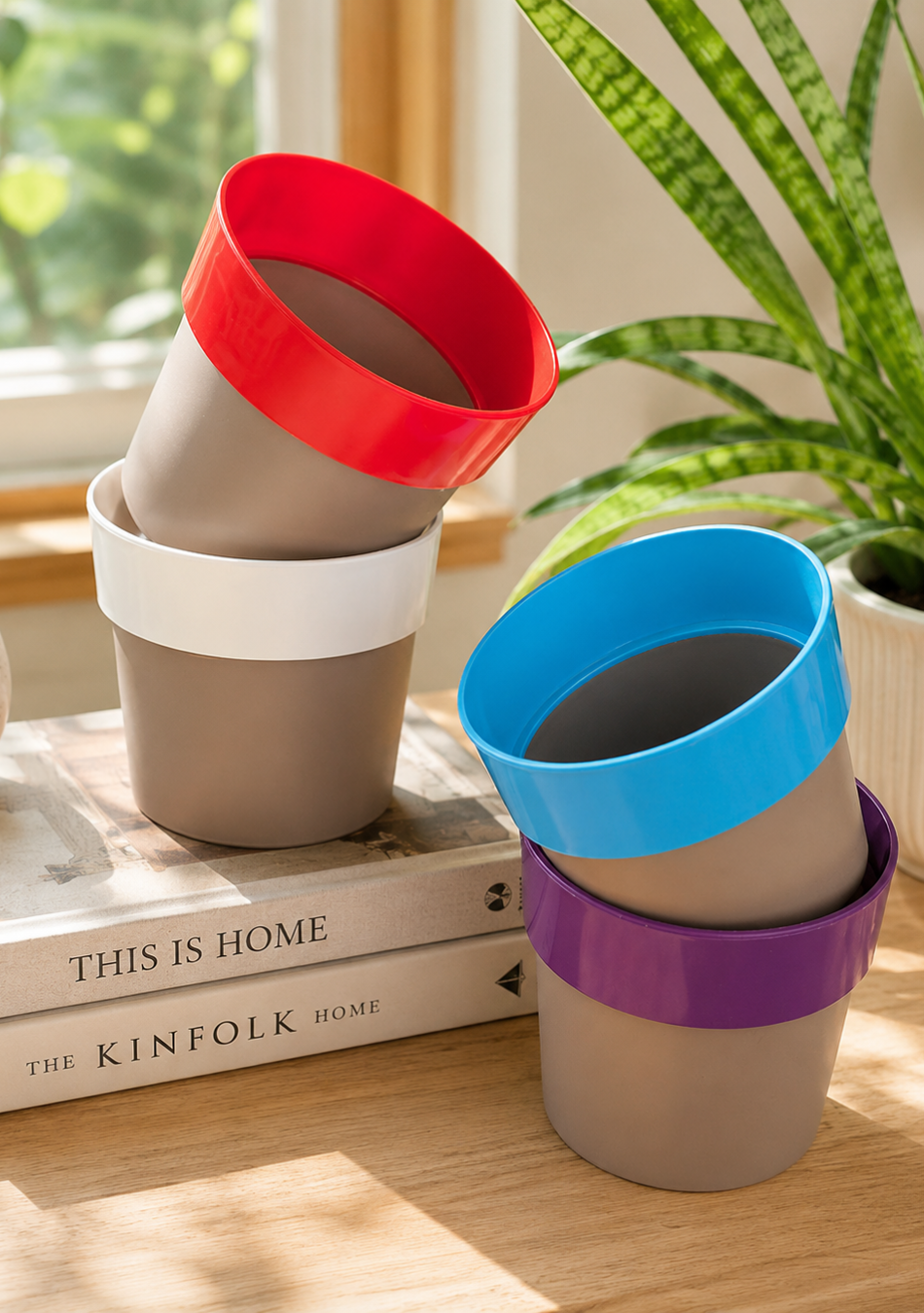Sunny-side Planter Set of 4