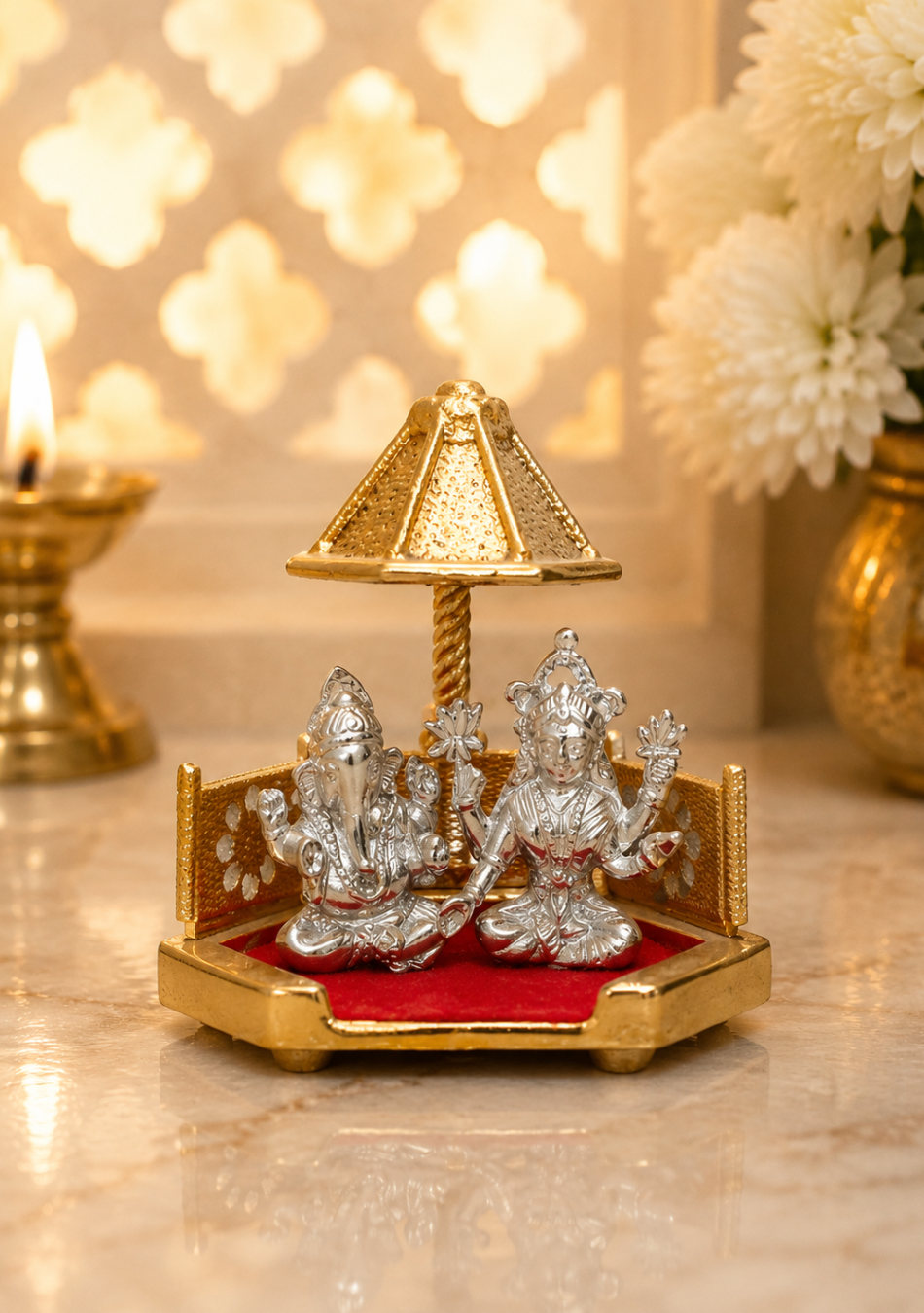 SMALL MANDIR LAXMI GANESH