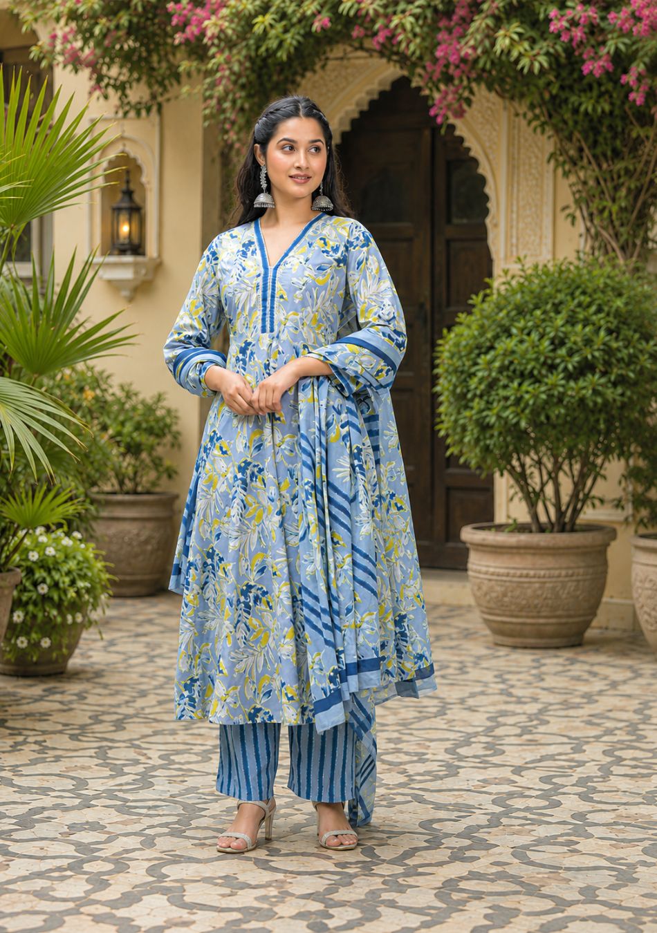 The Riviera Bloom Suit Set