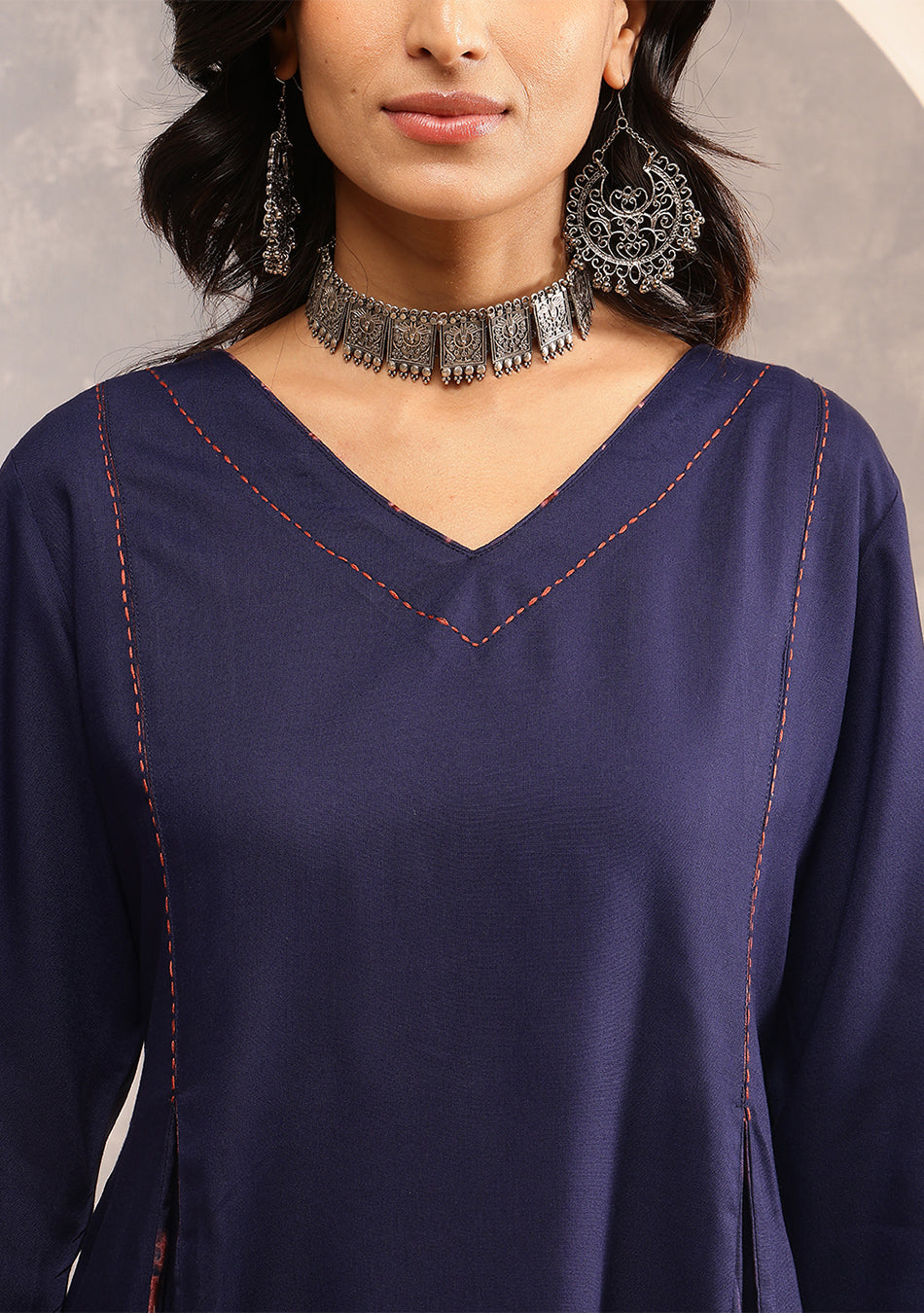 Indigo Shibori Split Co-ord Set