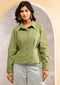 Olive Sculpted Shirt