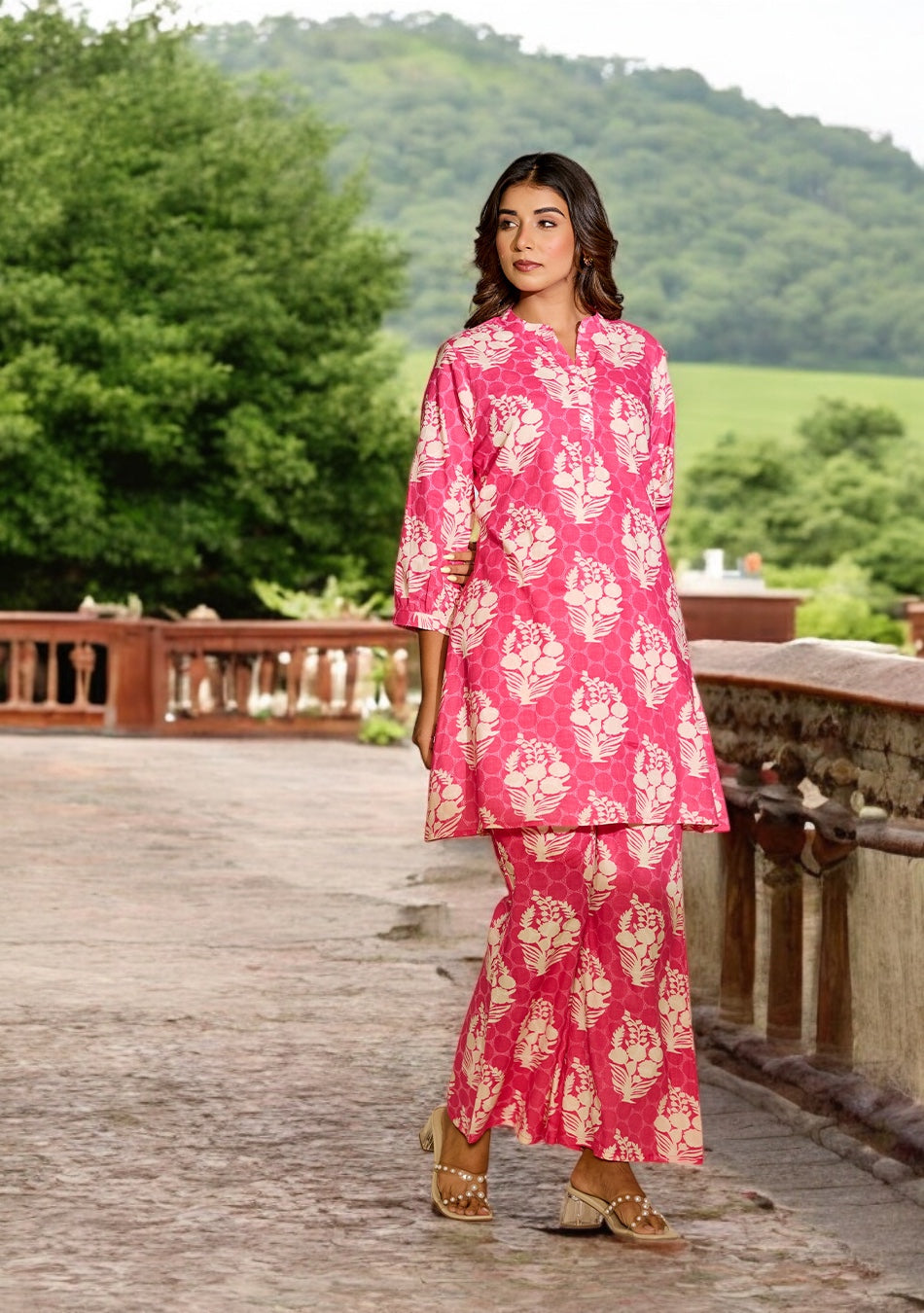 Rosy Bloom Co-ord Set