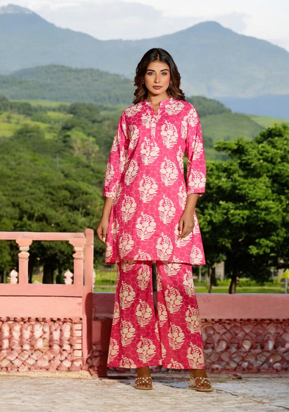 Rosy Bloom Co-ord Set