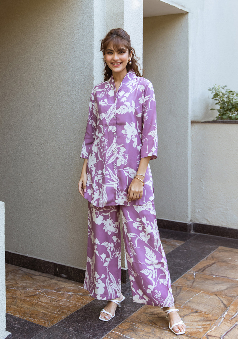 Silken Lilac Co-ord Set