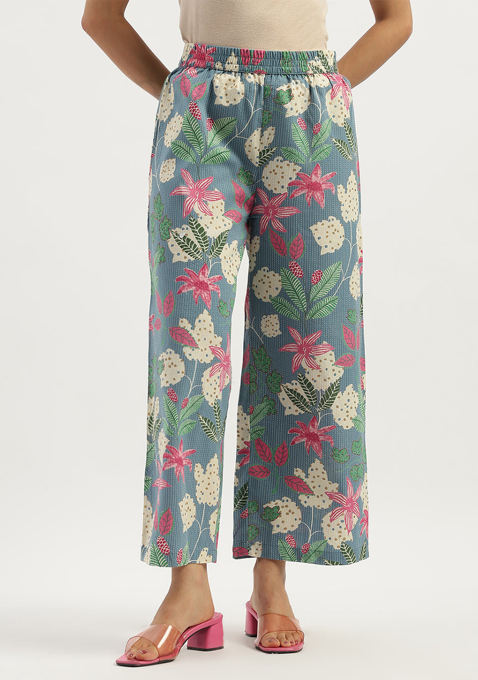 Blue Bloom Vibe Co-ord Set