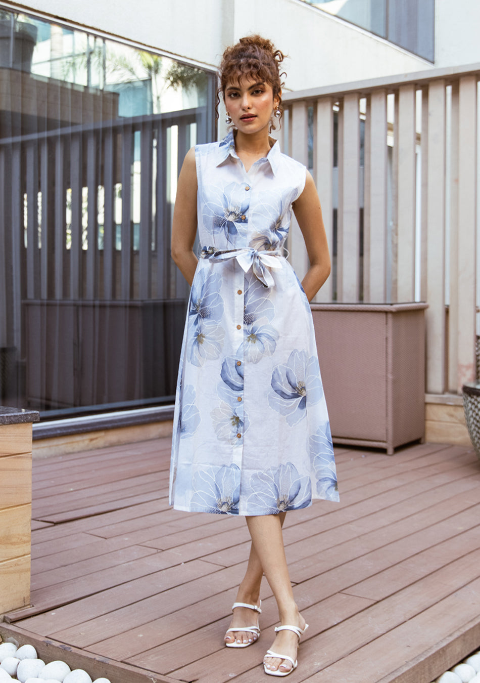 Sky Petal Dress