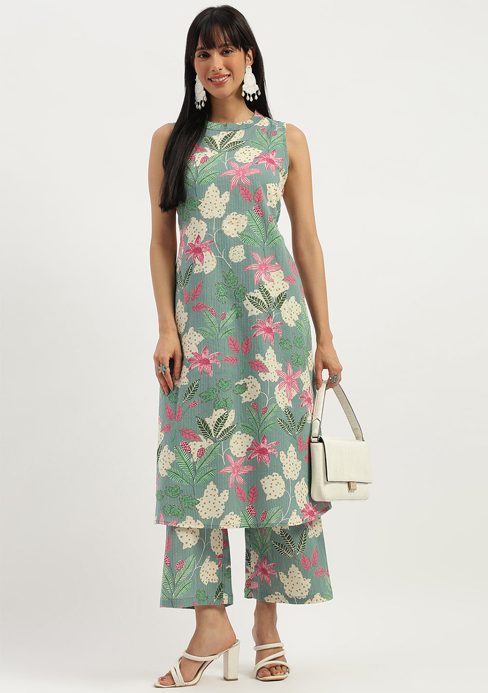 Mint Bloom Vibe Co-ord Set