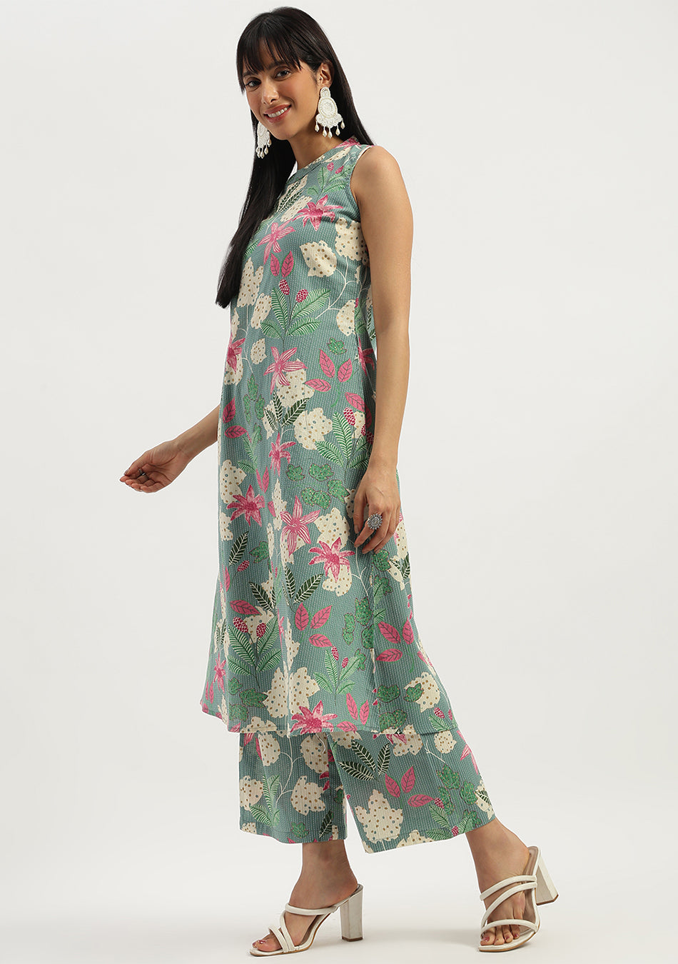 Mint Bloom Vibe Co-ord Set