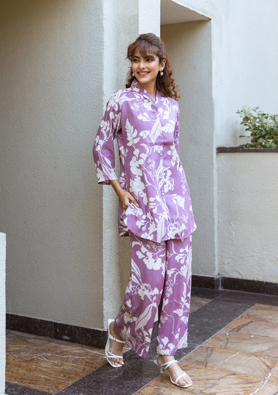 Silken Lilac Co-ord Set