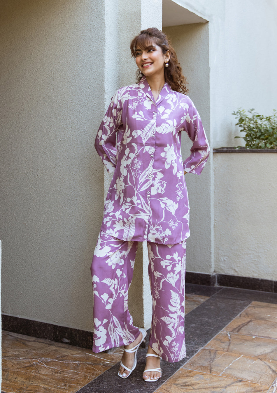 Silken Lilac Co-ord Set