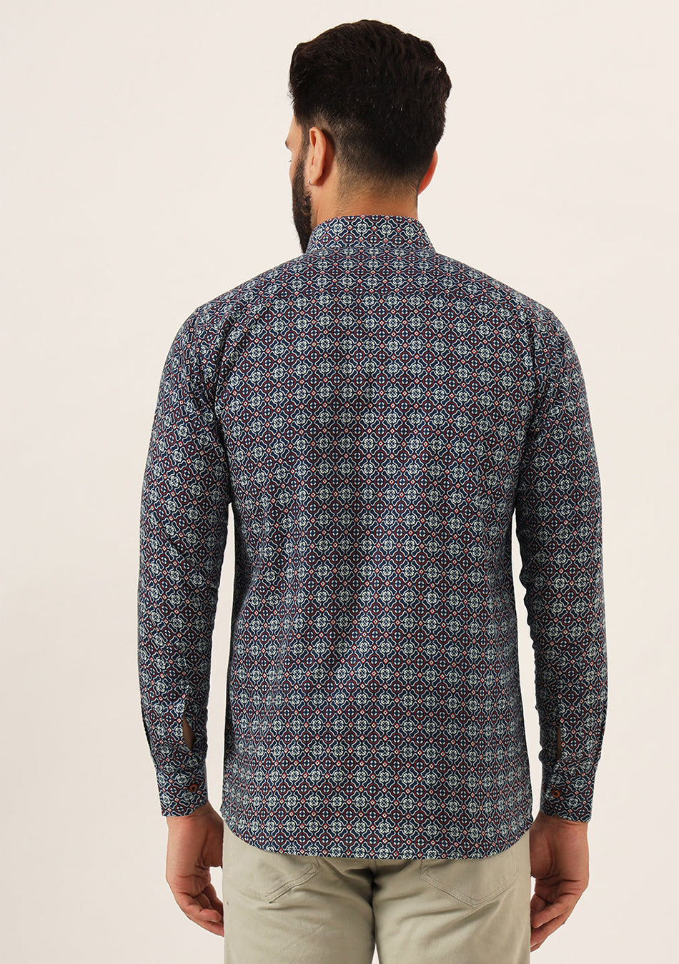 MultiColor Printed Pure Cotton Regular Fit Casual Shirt