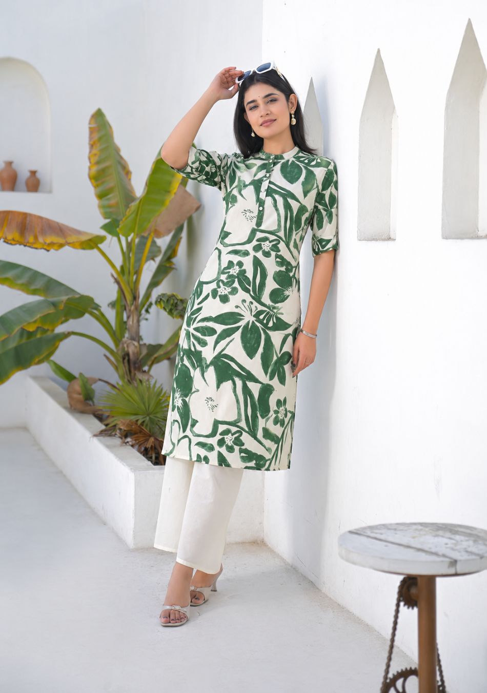 Aravalii Paradise Leaf Kurta