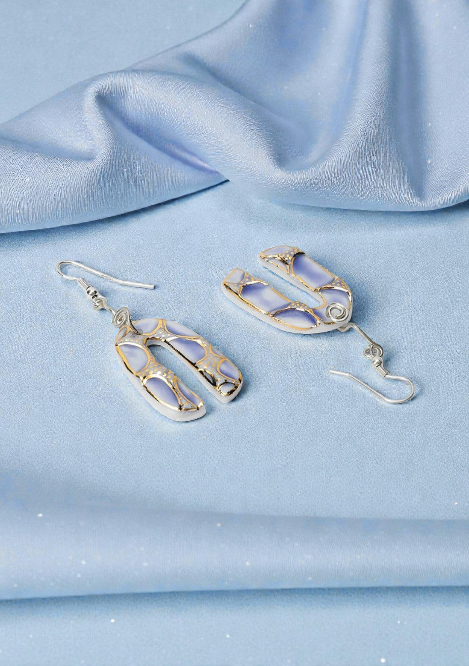 Skyline Curve Earrings Pendant Set
