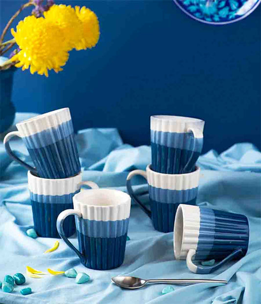 Bluebird Mugs - Set of 6