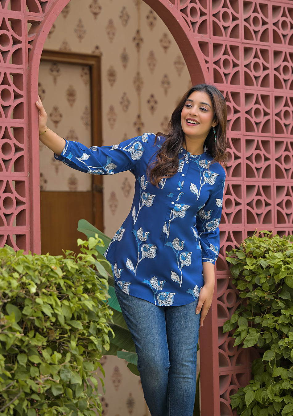 Bluebird Bloom Top