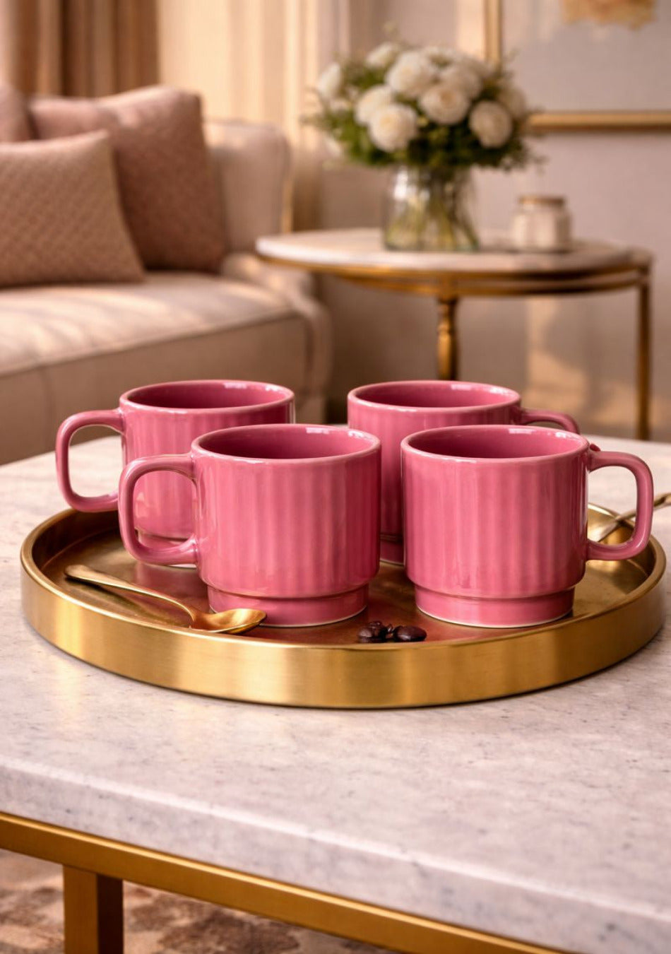 Great Rose Finch Mugs - Handcrafted