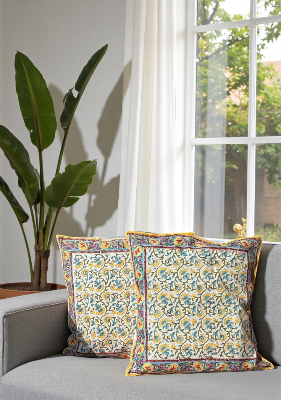 Lemon Tree Cushion Cover