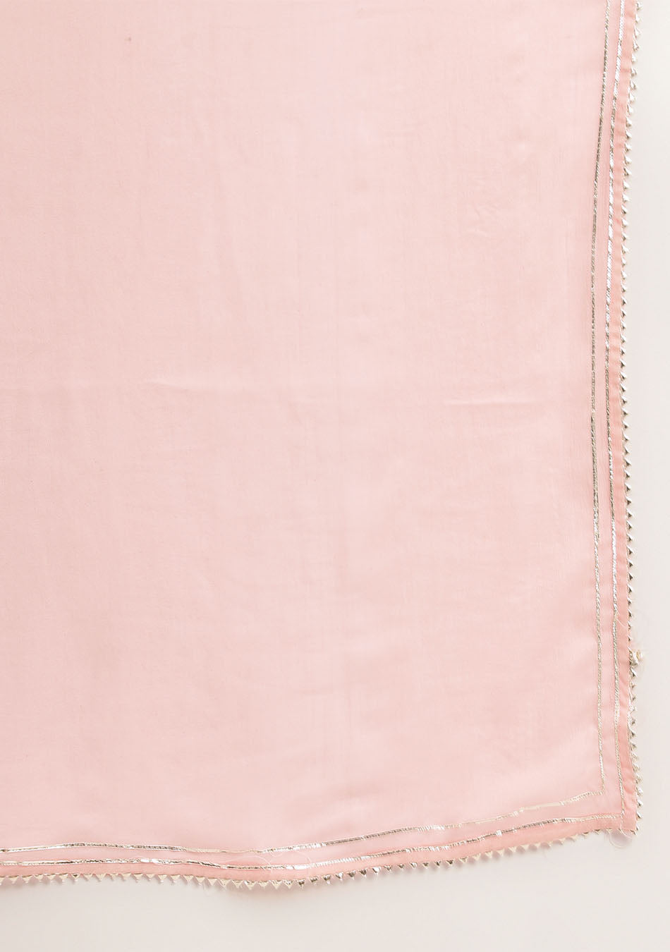 Petal Pink Floral Kurta Pant Set with Dupatta