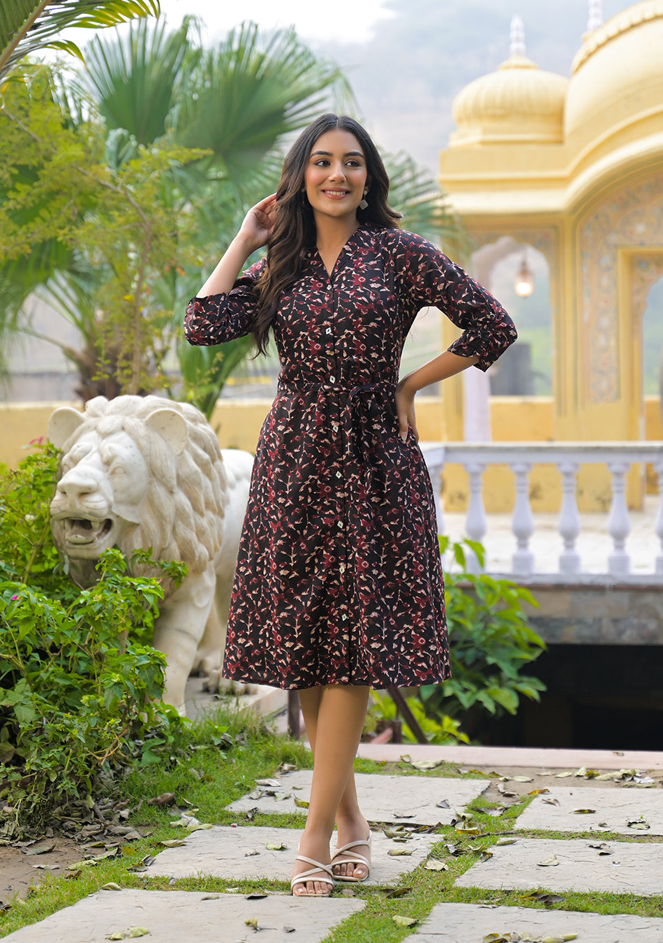 Crimson Eclipse Dress