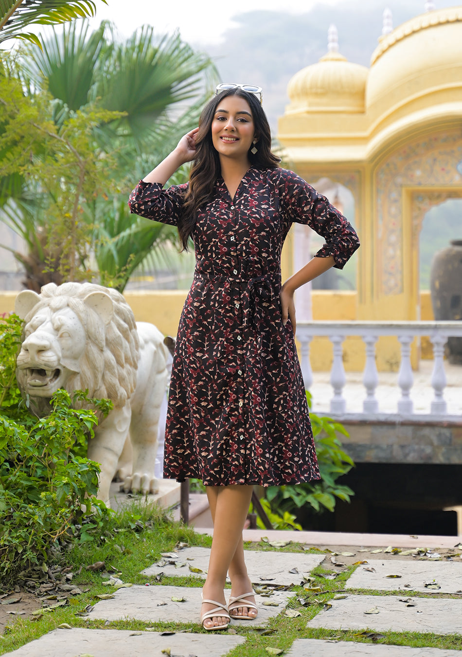 Crimson Eclipse Dress