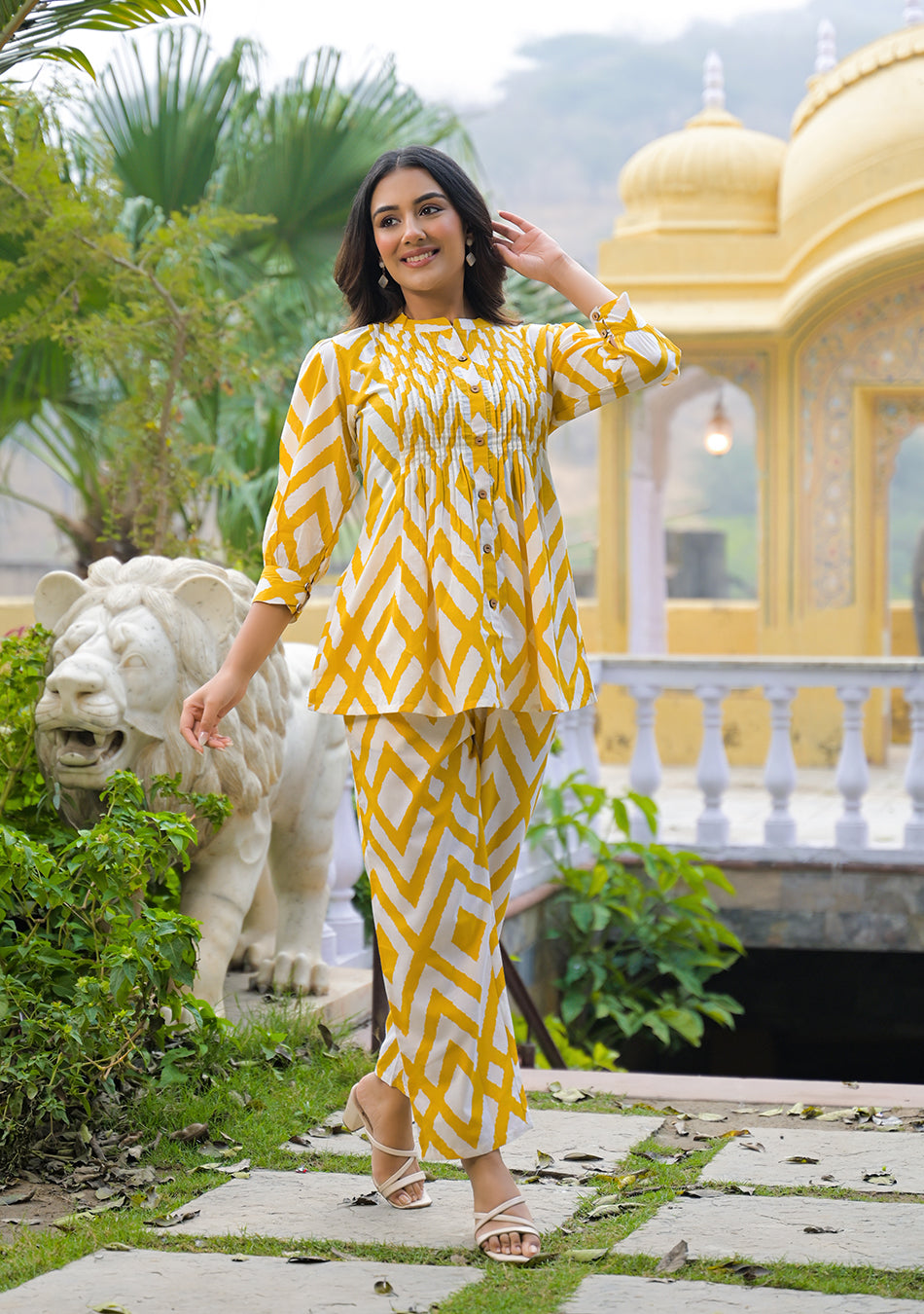 Yellow Mirage Co-Ord set