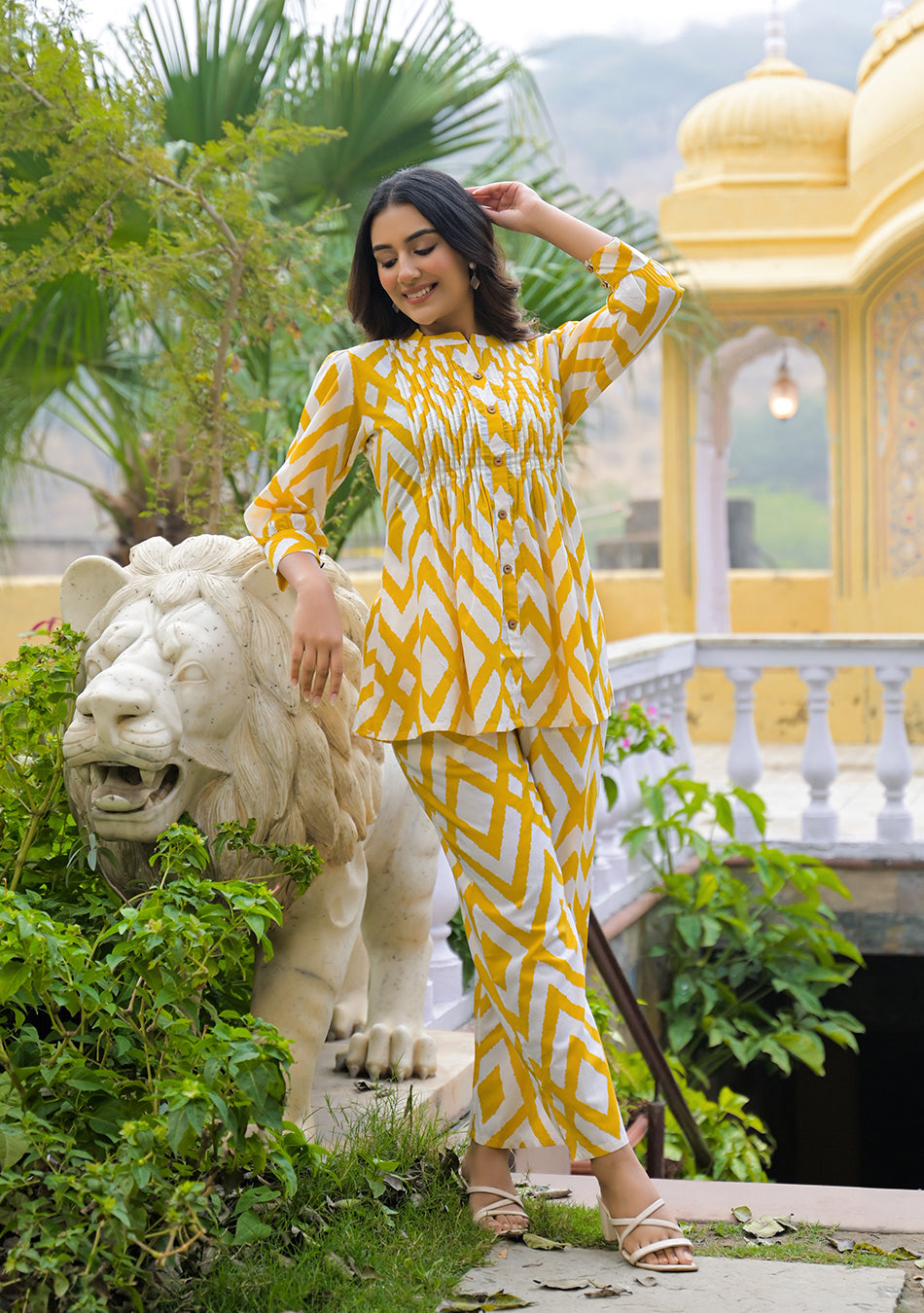 Yellow Mirage Co-Ord set