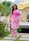 Pink tie  and dye Kurta Set