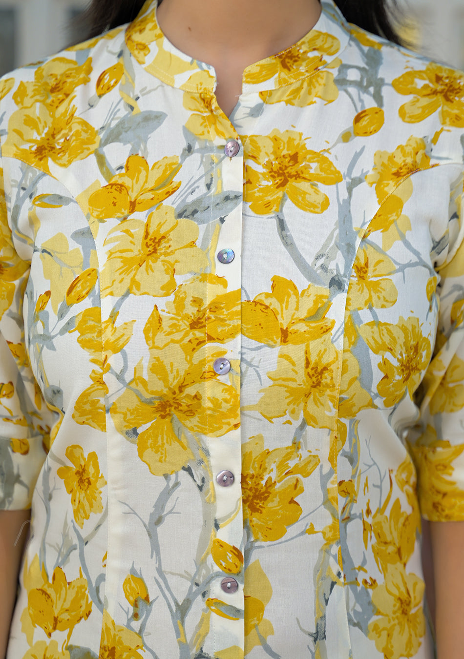 Saffron Whisper Kurta