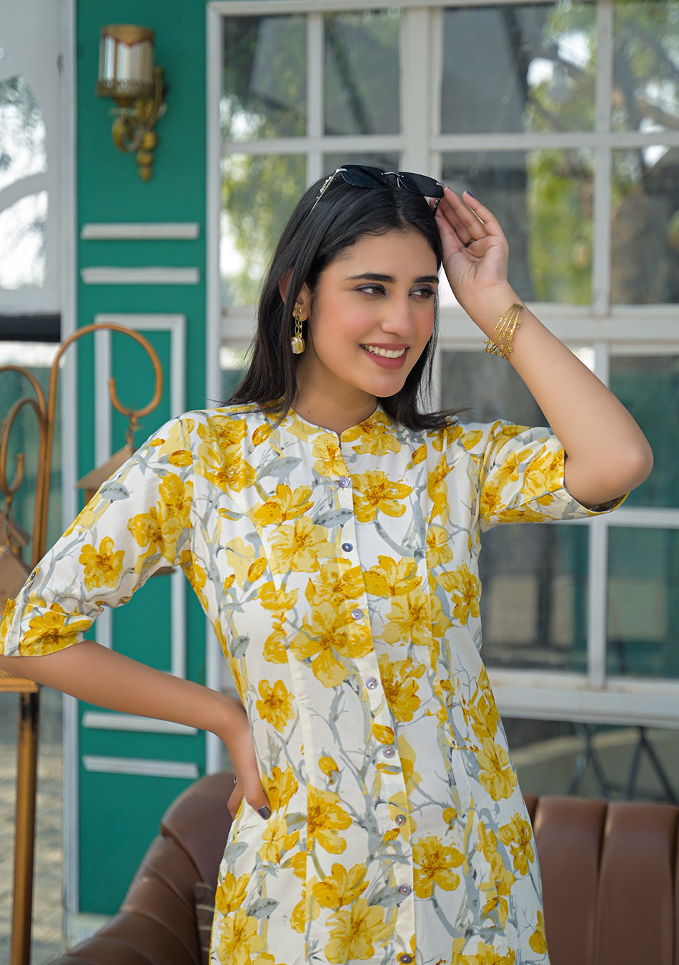 Saffron Whisper Kurta