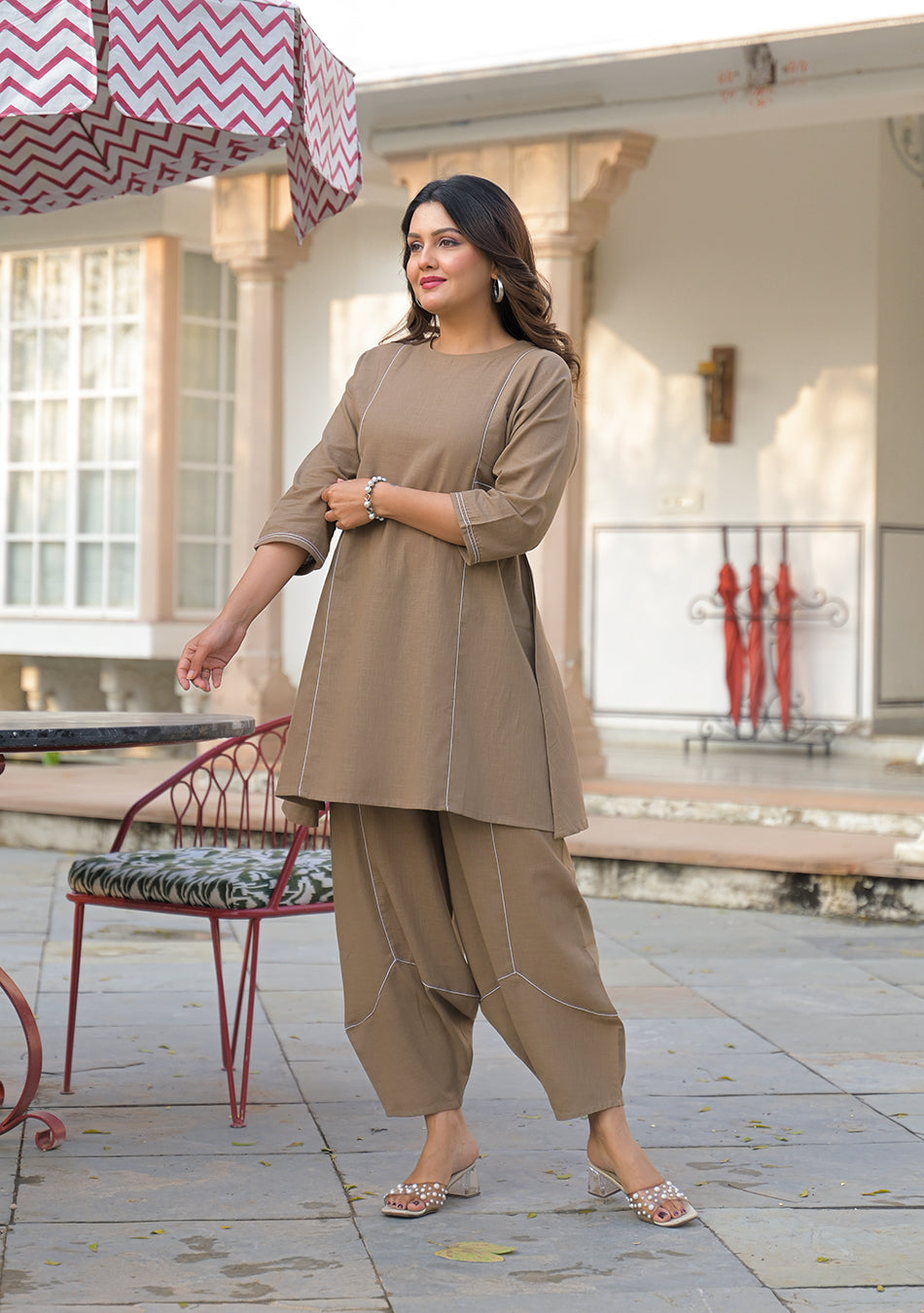 Mocha Luxe Co-ord Set