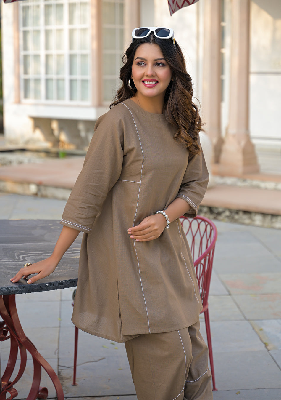 Mocha Luxe Co-ord Set