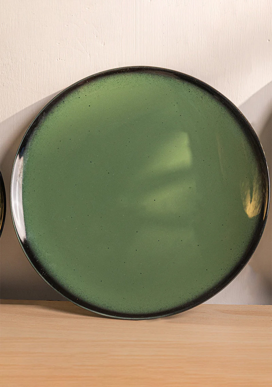 Green Oblong Dinner Plates