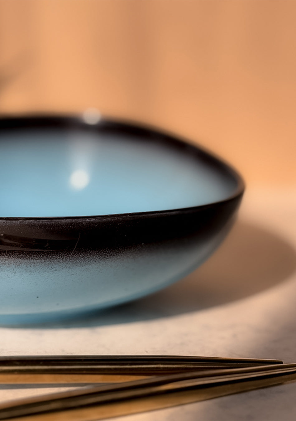 Blue Oblong Serving Bowls