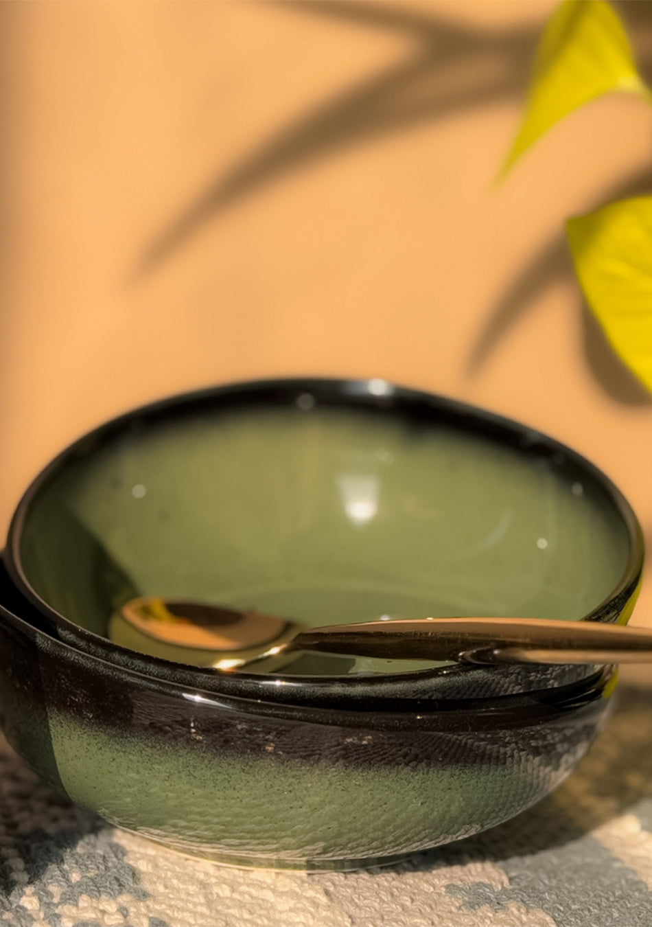 Green Oblong Serving Bowls