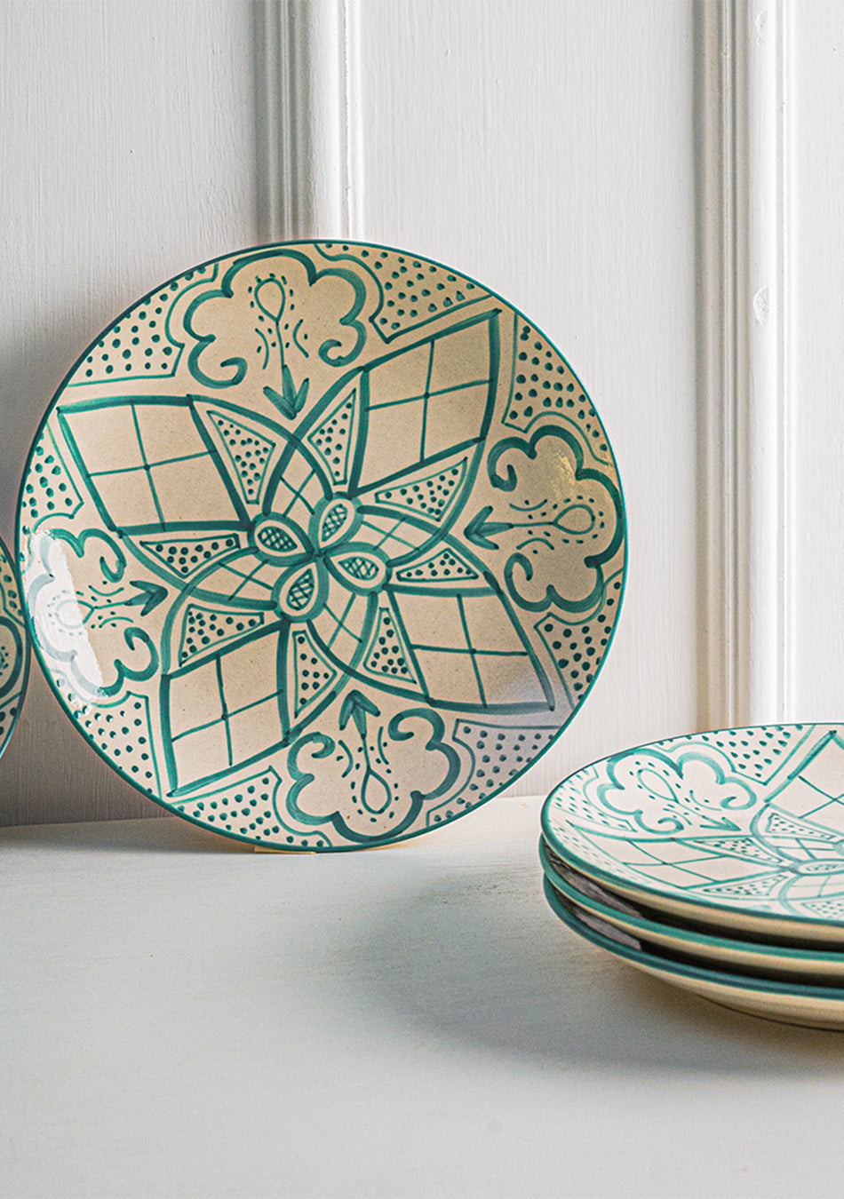 Aquamarine Mandala Full Plates
