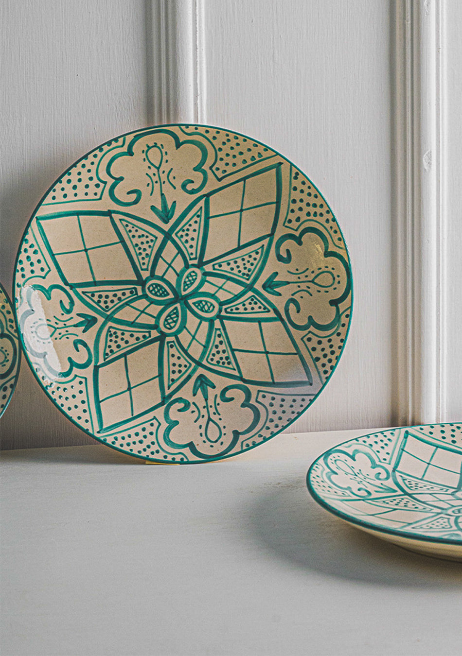 Aquamarine Mandala Full Plates