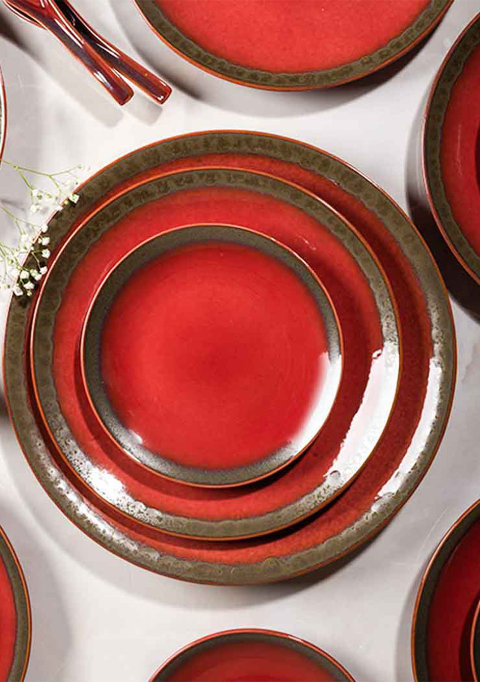 Rayleigh Sunset Dinnerset - Set of 37