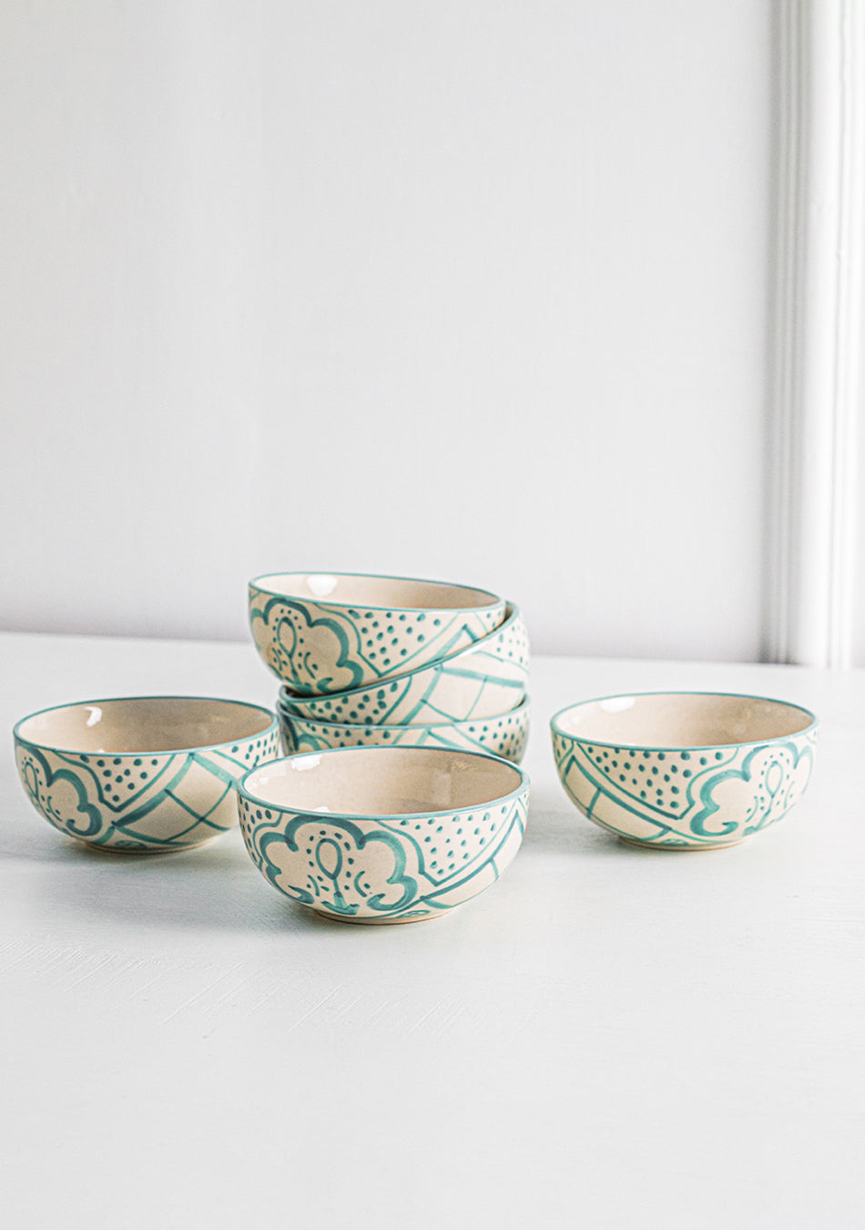 Aquamarine Mandala Dinnerset - Set of 28
