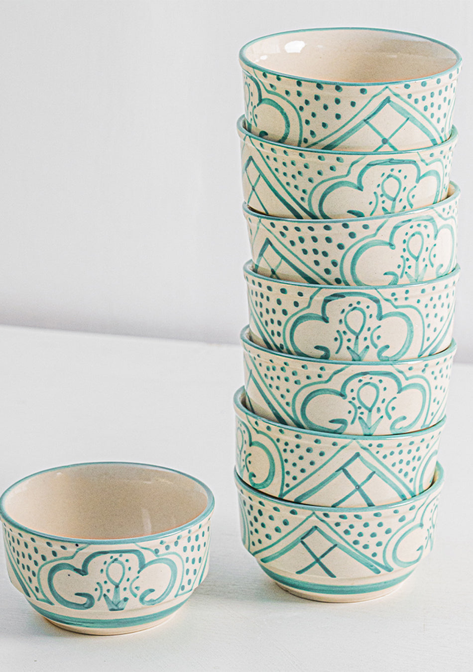 Aquamarine Mandala Dinnerset - Set of 28