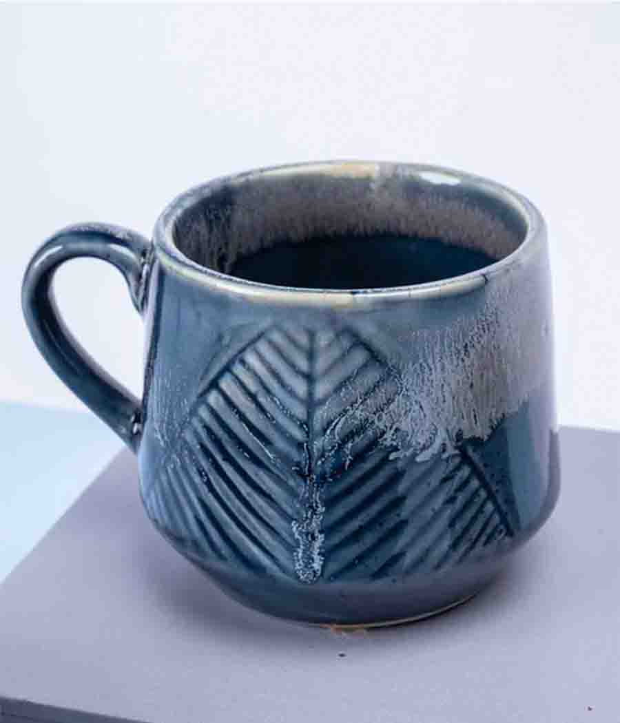 Gnatcatcher Blue Ceramic Mugs Set