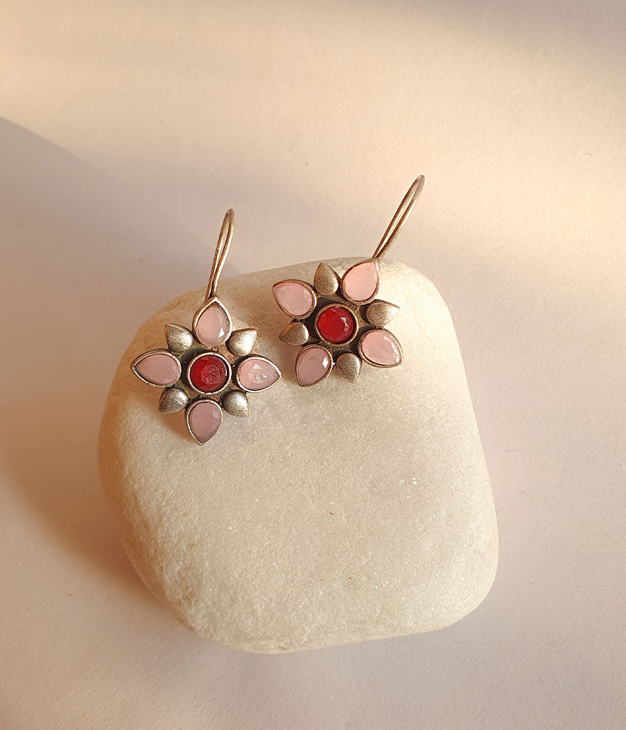 Rose Petal Hooks Earrings