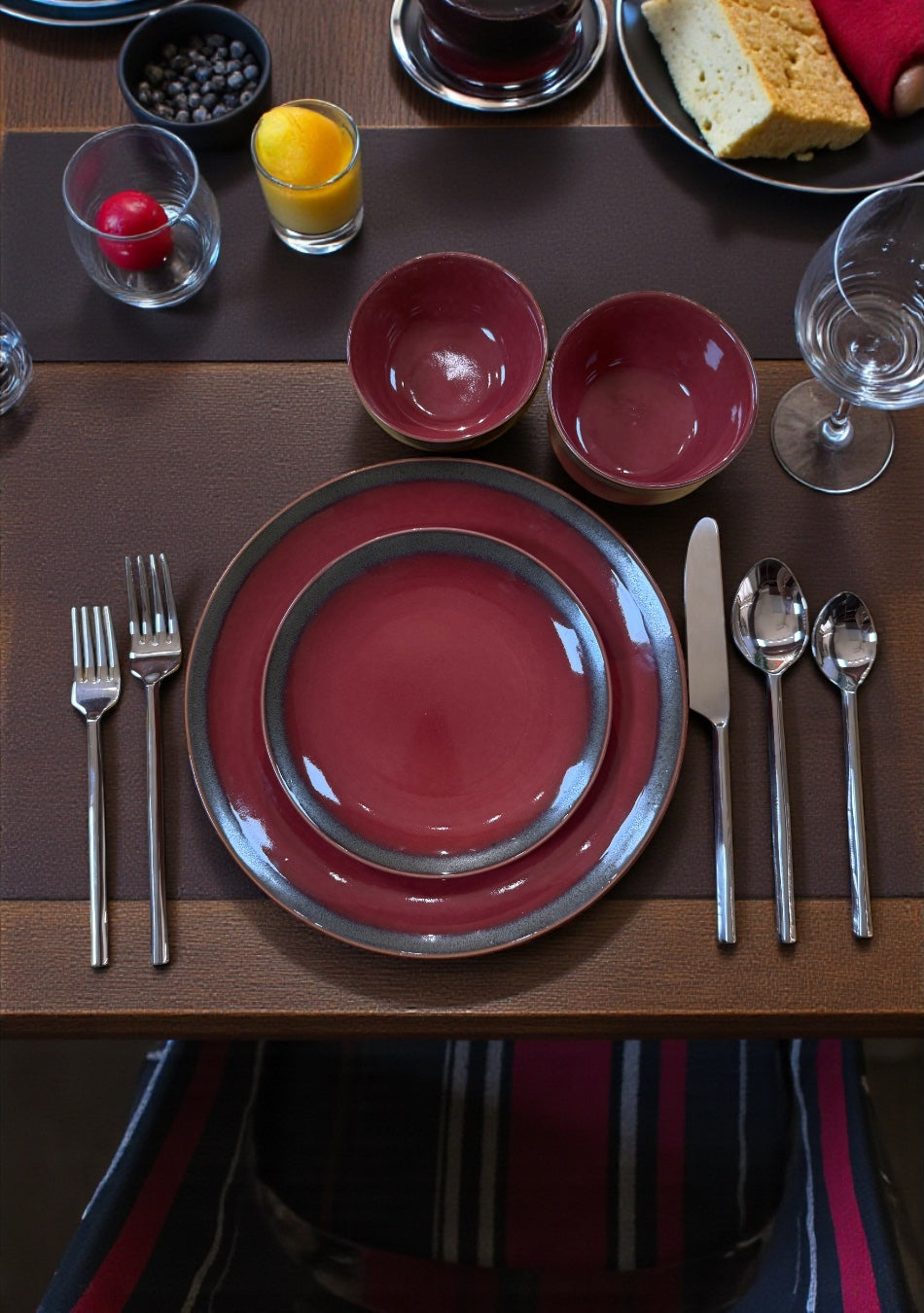 Metal Silver Shiny Stainless Steel Cutlery | Set of 5