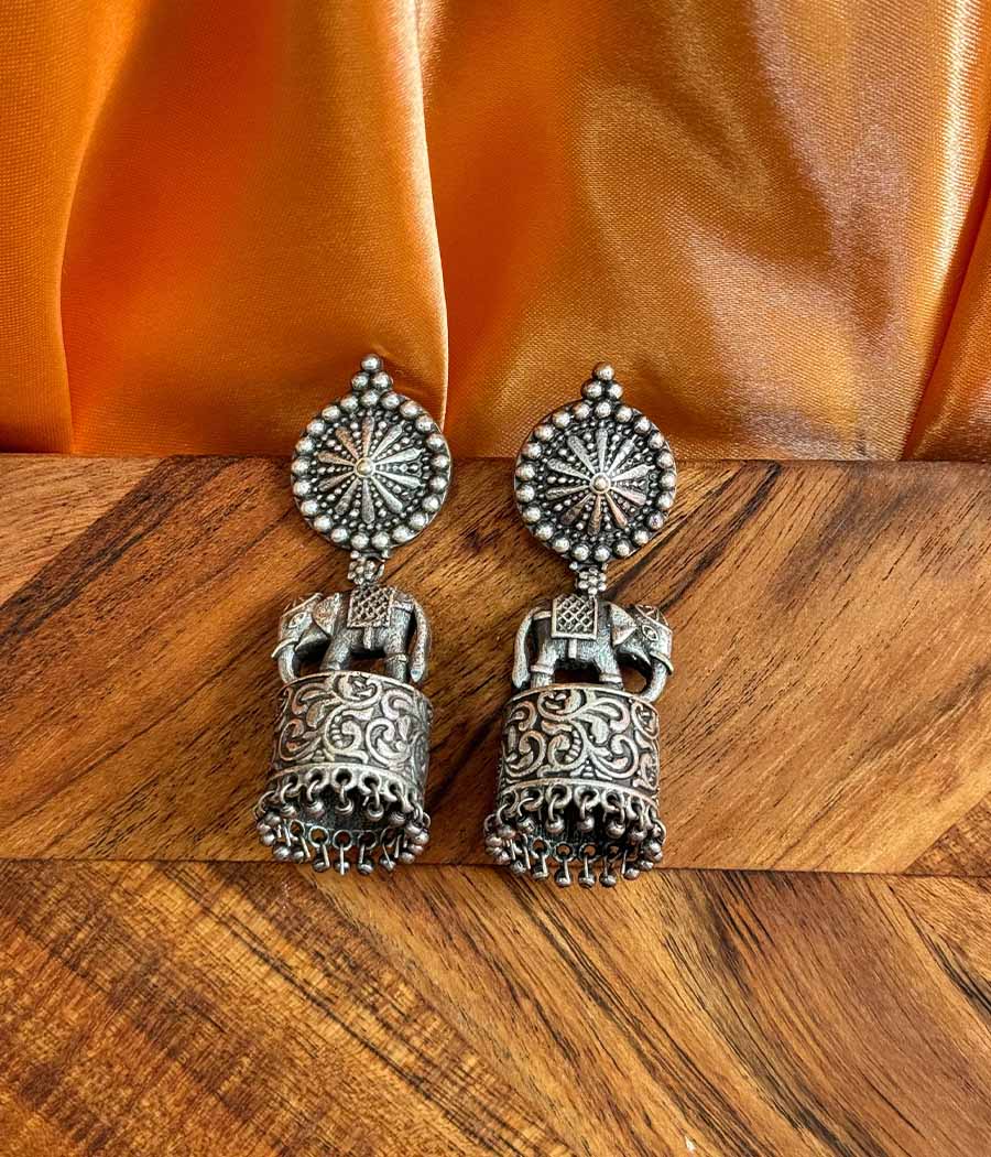 Elephant Grace Jhumka
