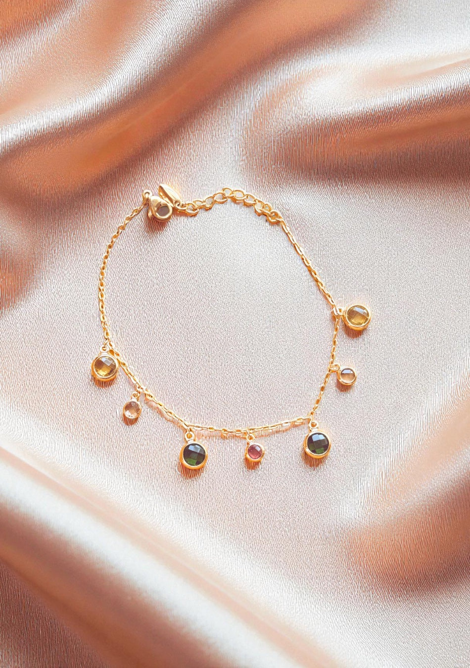 Iridescent Gem Charm Set