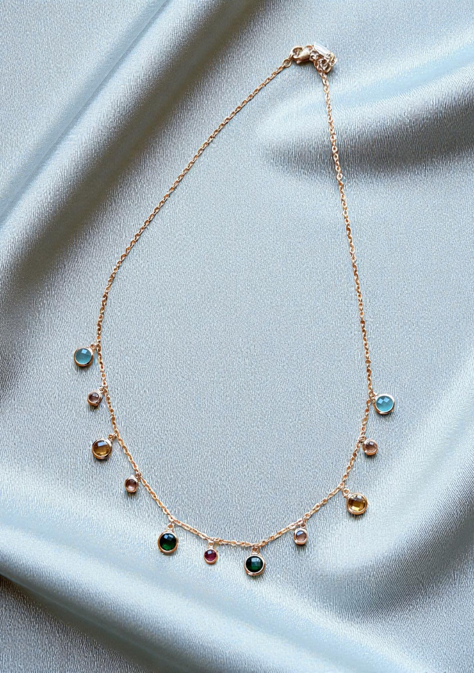 Iridescent Gem Charm Set