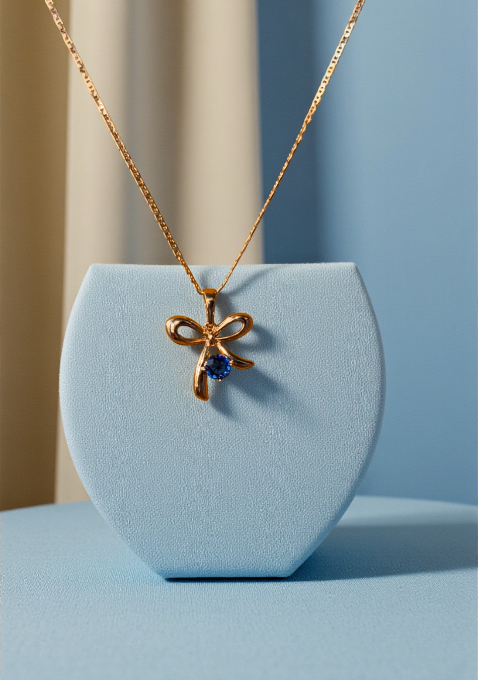 Midnight Bow Sapphire Set