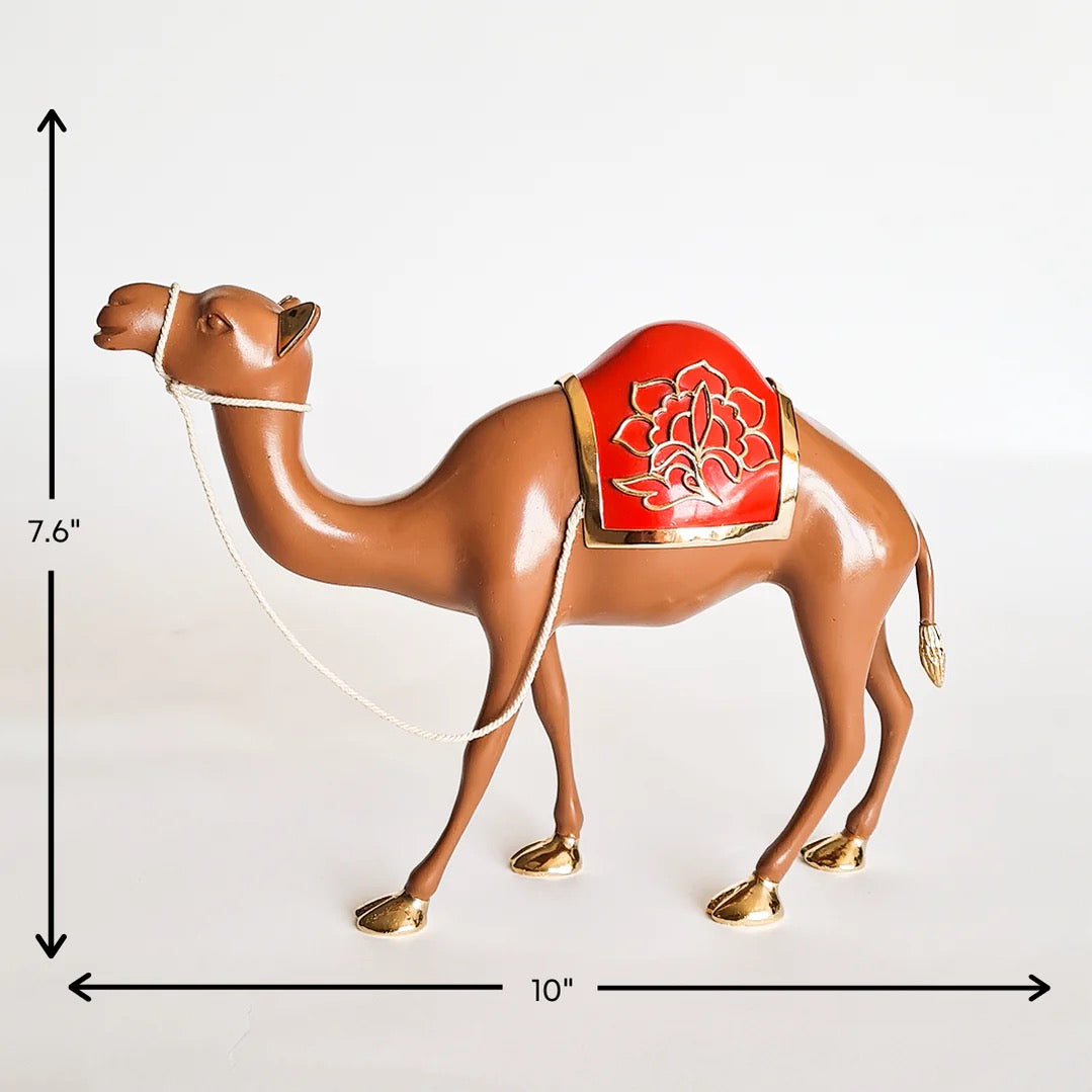 Regal Elegance Camel Figurine