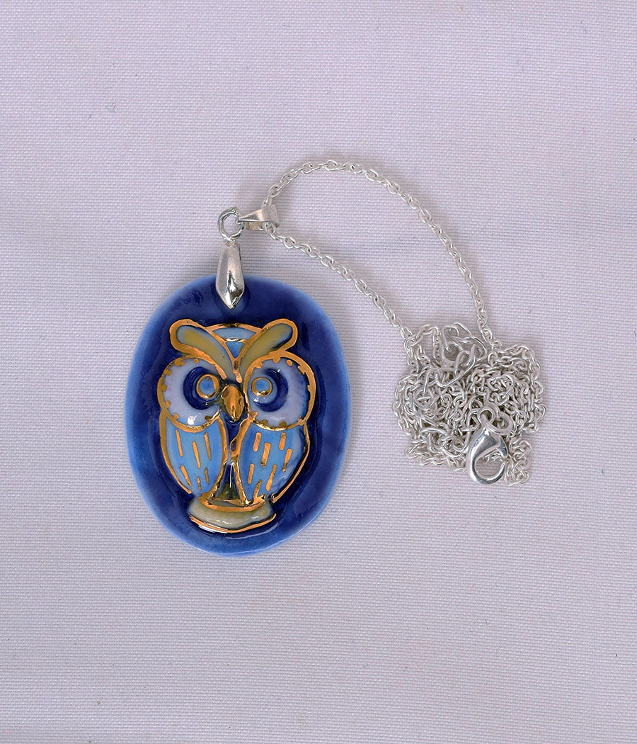 Ocean Owl Pendant Set